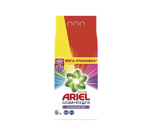 ARIEL სარეცხი ფხვნილი ფერადი 9კგ